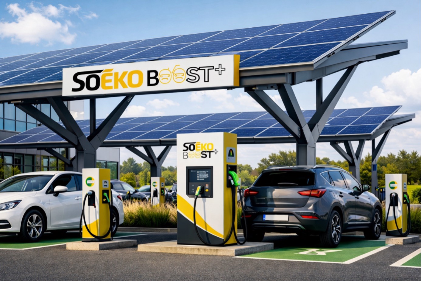 Ombrières solaires et autoconsommation Normandie Bretagne