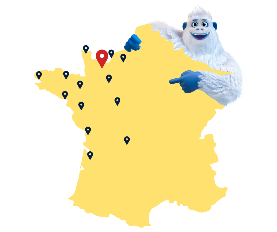 Carte de France des zones d'intervention SOEKO BOOST+